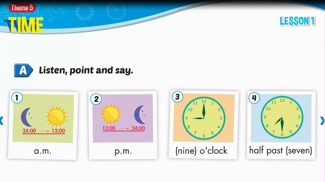 Smart Start Grade 4 - Theme 5: Time - Tiếng Anh lớp 4 bài 5